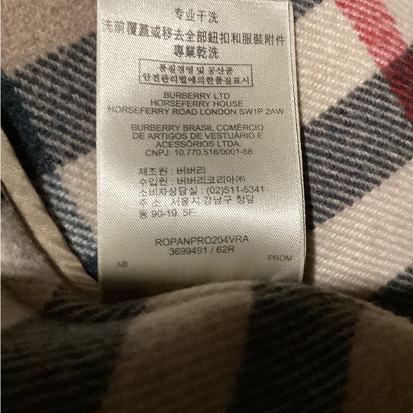 Burberry Brit Wool Duffle Coat, Size 6 - Picture 16 of 16